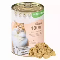 34 X 100 g Lecker Pet Balus Feine Paté Reich an Pute Katzenfutter Nassfutter Vollnahrung