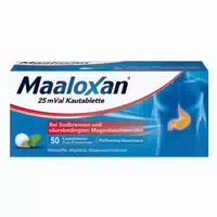 Maaloxan Kautabletten bei Sodbrennen & Magenschmerzen 20 st Kautabletten