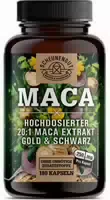 Maca Kapseln Maca Schwarz Gold Maca Pulver Stark De Scheunengut 180 Kapseln