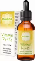 Madena Vitamin D3 Und K2 Menachinon All Trans Mk 7 50 Ml