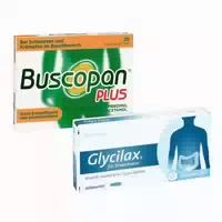 Magen Darm Set Glycilax und Buscopan Plus