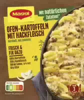 Maggi Fix & Frisch Ofen Kartoffeln mit Hackfleisch