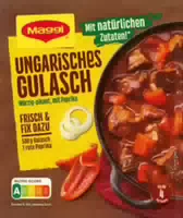 Maggi Fix für Würstchen Gulasch