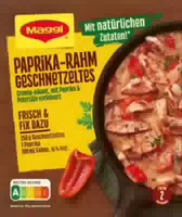 Maggi Fix für Pfeffer Rahm Geschnetzeltes