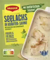 Maggi Fix für Seelachs in Kräuter Sahne