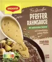 Maggi für Genießer Pfeffer Rahmsauce