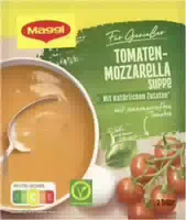 Maggi für Genießer Tomaten Mozzarella Suppe