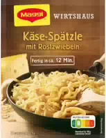 Maggi Wirtshaus Käse Spätzle mit Röstzwiebeln