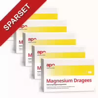 Magnesium Dragees 40 mg von Apodiscounter