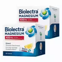 Magnesium Biolectra 400 mg Ultra Direct Zitrone