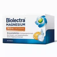Biolectra Magnesium 365 mg Fortissimum Orangengeschmack 40 Brausetabletten