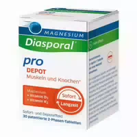 Magnesium Diasporal Pro Depot Muskeln Knochen 30 St Tabletten