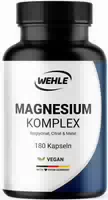 Magnesium Komplex Hochdosiert 180 Kapseln Wehle Sports