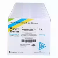 Magnesium Verla I V 20 Mmol 10 Mol 50 St Infusionslösungskonzentrat