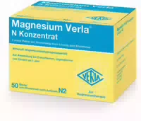 Magnesium Verla N Konzentrat Pulver 50 st Pulver zur Herstellung einer Lösung zum Einnehmen