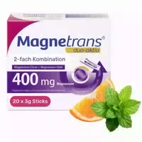 Magnetrans Duo Aktiv 400mg Magnesium Direktgranulat Sticks 20 St