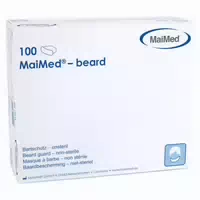 Maimed Beard Bartschutz Weiß Aus Vlies 100 St