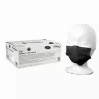 Maimed Fm Comfort mit Gummiband, Op Maske, Unsteril, 3 Lagig, Schwarz
