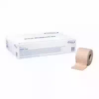 Maimed Plast Heftpflaster Hautfarben 12 Rollen 2,5 cm X 9,1 m