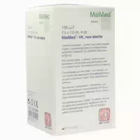 Maimed Vlieskompressen Unsteril 6 Lagig 100 Stück 7,5 X 7,5 cm 100 st