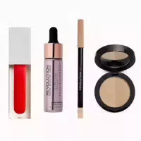 Makeup Revolution Make Up Set – Augenbrauen Eyeliner Lipgloss Highlighter