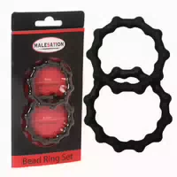 Malesation Bead Ring Set