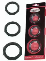 Malesation Diamond Cock Ring Set