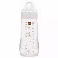 Mam Easy Active Babyflasche 6 Monate und Älter Sehr Schneller Nahrungsfluss Farbe : Sand