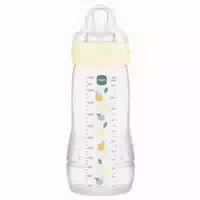 Mam Easy Active Babyflasche 6 Monate und Älter Sehr Schneller Nahrungsfluss Farbe : Berry