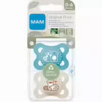 Mam Original Pure Silikonschnuller 0 6 Monate Farbe Motiv Nicht Wählbar