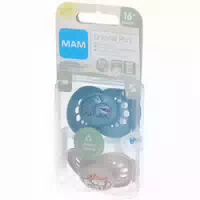 Mam Original Pure Silikonschnuller 16 Monate, Bär Fuchs