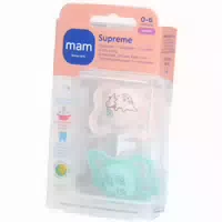 Mam Perfect Silikonschnuller 0 6 Monate, Rosa Gelb