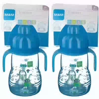 Mam Trainer Trinklernflasche mit Griffen, Tropffreiem Sauger & Trinkschnabel 220ml Rot, Ab 4 Monate
