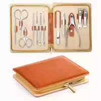Maniküre Pediküre Set 12 in 1 Nagelknipser Edelstahl mit Etu 1 st