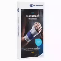 Manutrain Handgelenkbandage Größe 2 Links Schwarz