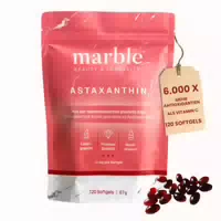 Marble© Astaxanthin 12 Mg Krillöl – 120 Softgel Kapseln – Hochdosiert