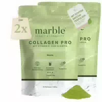 Marble© Collagen Pro – Matcha mit Vitamin C, Zink & Biotin | Sparset