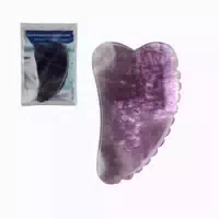 Gua Sha Amethyst mit Zähnchen 1 st