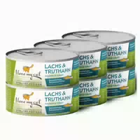 I Love My Cat Katzenfutter Nass Mit Lachs Und Truthahn 600 G 600 G