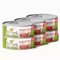 I Love My Cat Katzenfutter Nass mit Insekten 1 20 kg 1200 g