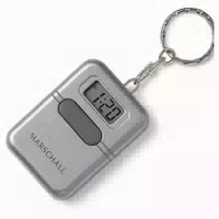 Schlüsselanhänger mit Sprechender Uhr Silber Metallic 1 st