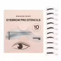 Marshique Eyebrow Pro Stencils 10 Types