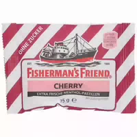 Fishermans Friend Cherry ohne Zucker Pastillen 25 g Pastillen