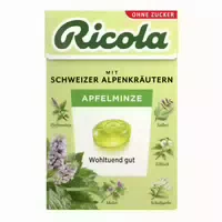 Ricola Apfelminze Kräuterbonbon Zuckerfrei 50 G Bonbons