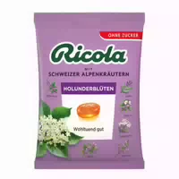 Ricola Holunderblüten ohne Zucker 75 g Bonbons