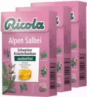 Ricola Alpen Salbei Schweizer Kräuterbonbon Zuckerfrei 50 g Bonbons