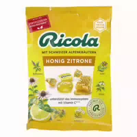 Ricola Mit Zucker Beutel Echinacea Honig Zitrone Bonbons