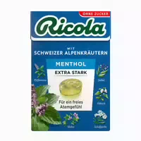 Ricola Ohne Zucker Box Menthol Extra Stark Bonbons