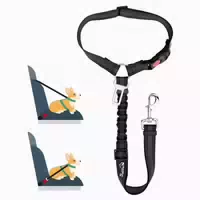 Slowton Hundegurt Auto 2 in 1 Anschnallgurt Kopfstützen Rück 1 st