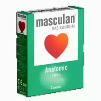 «typ 4 Anatomic» Rosa, Anatomisch, 53 Mm, Silikon, 3er Pack 3 Kondome 3 St